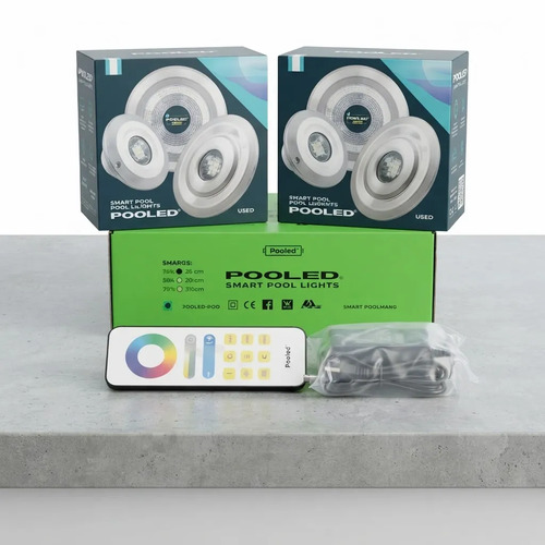 Pack 2 Luces Nazar Rgbw, Con Fuente - Imagen 2
